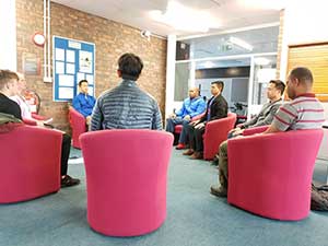 Army guided meditation session