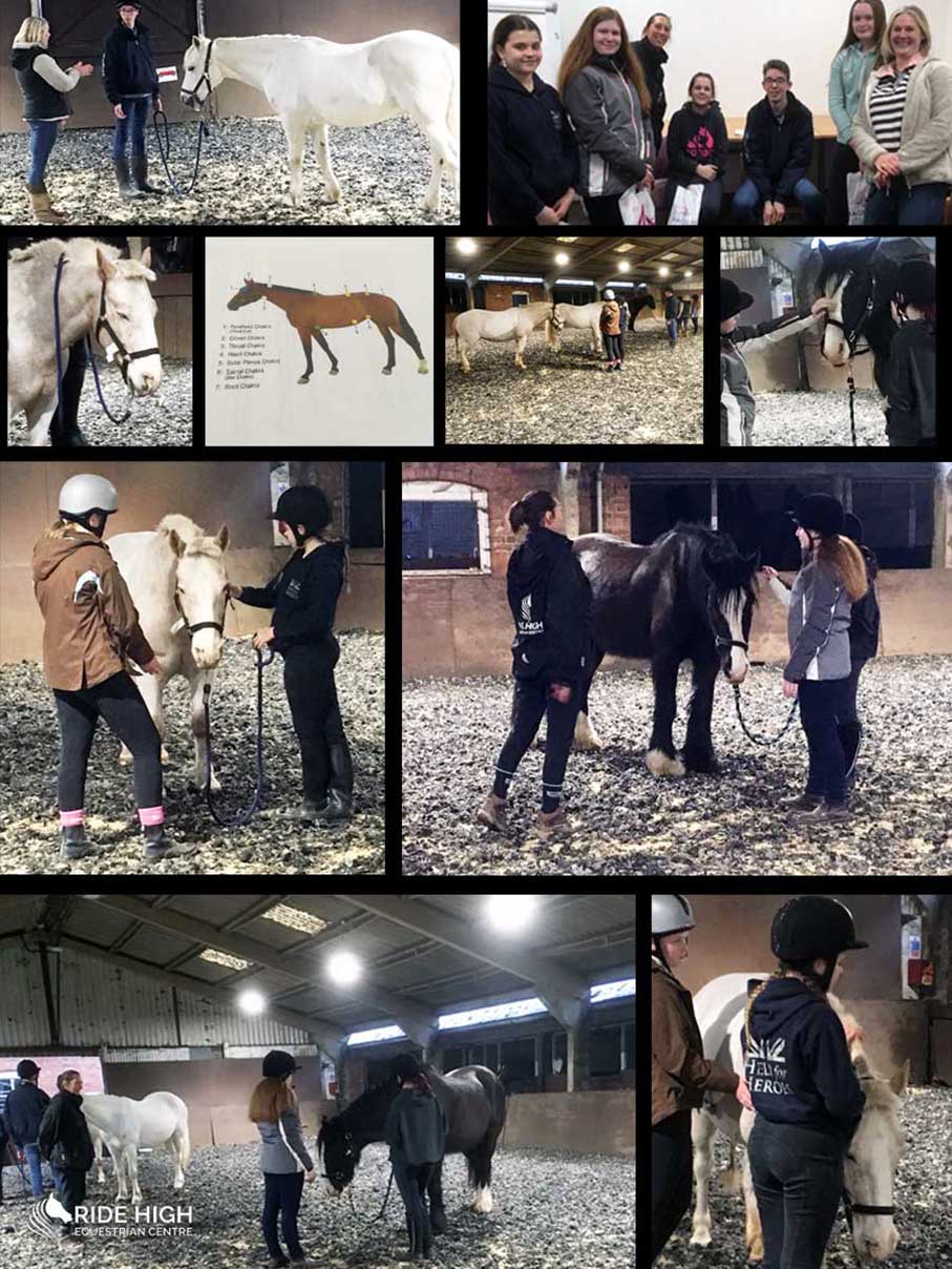 Teaching a Reiki class at Ride High