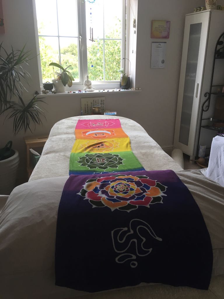 Reiki treatment bed