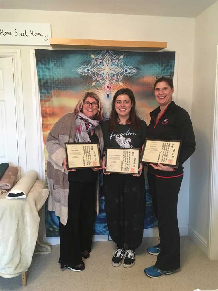 clients passing their Shoden course